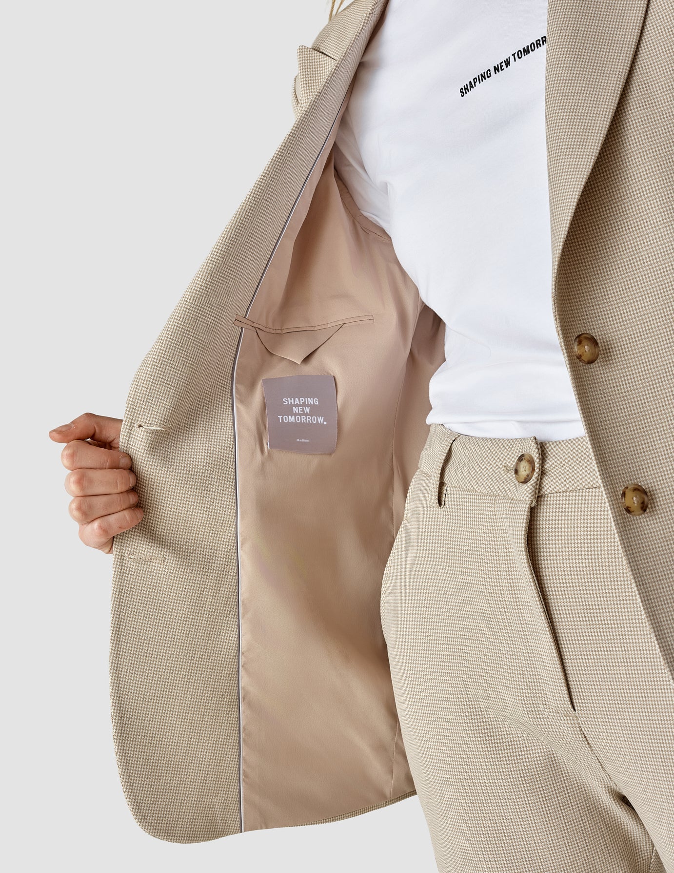 Essential Blazer Petite Check